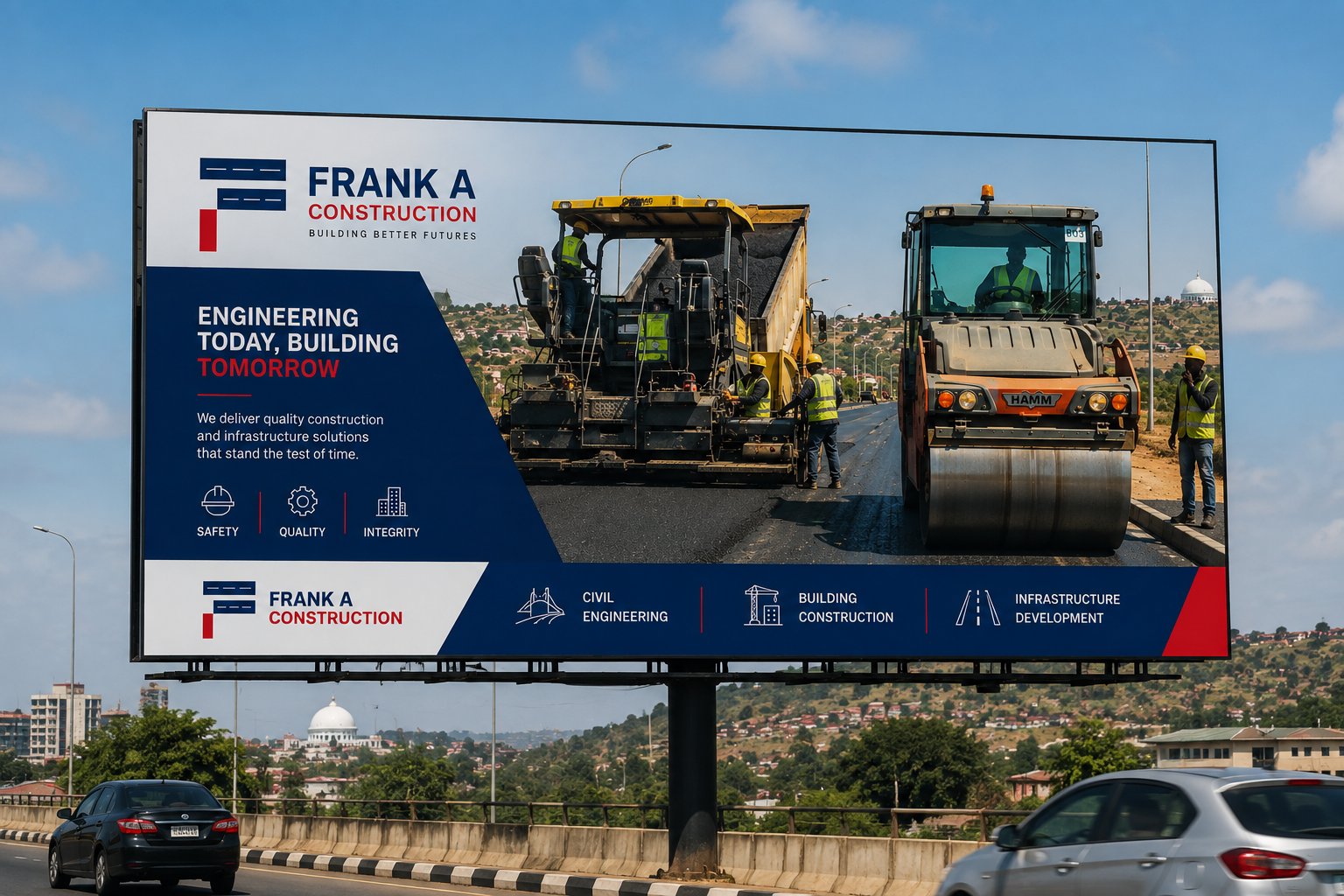 Franka Construction Services Billboard