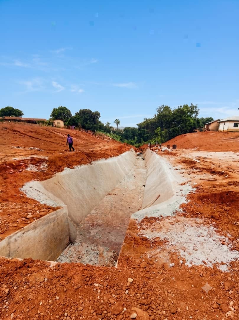 Flood control/ drainage work at Abaji fct Abuja